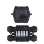 Hermetiška jungtis laidams IP68 - BOX SPLITTER 4 TERMINALAI