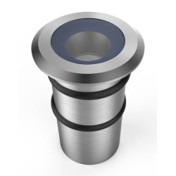 Į grindinį montuojamas LED šviestuvas 1.3W Nerūdijantis plienas 24VDC 20/60° IP68 -WW