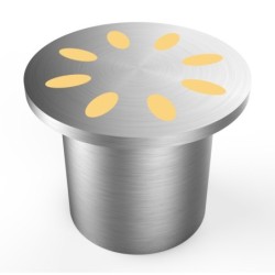 LED šviestuvas tvenkiniams (apvalus) 1W 350MA IP68 - RGB