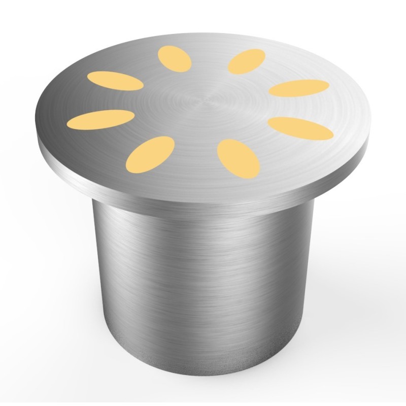 LED šviestuvas tvenkiniams (apvalus) 1W 350MA IP68 - RGB