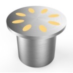 LED šviestuvas tvenkiniams (apvalus) 1W 350MA IP68 - RGB