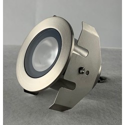 Į grindinį montuojamas LED šviestuvas HALF-SHADING 1.3W 24VDC 25*40/20*50° IP68 -WH
