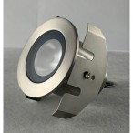 Į grindinį montuojamas LED šviestuvas HALF-SHADING 1.3W 24VDC 25*40/20*50° IP68 -WH