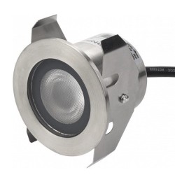 Į grindinį montuojamas LED šviestuvas HALF-SHADING 1.3W 24VDC 25*40/20*50° IP68 -WW