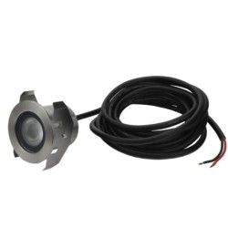 Į grindinį montuojamas LED šviestuvas HALF-SHADING 1.3W 24VDC 25*40/20*50° IP68 -WW