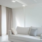 Užglaistomas Gipsinis šviestuvas (kvadratinis) 2xGU10 (Gipso)