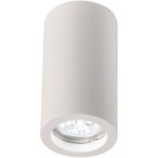 Lubinis gipsinis šviestuvas (apvalus) 1xGU10 (Gipso)