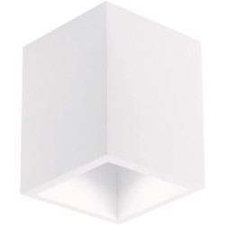 Lubinis gipsinis šviestuvas (kvadratinis) 1xGU10 (Gipso)