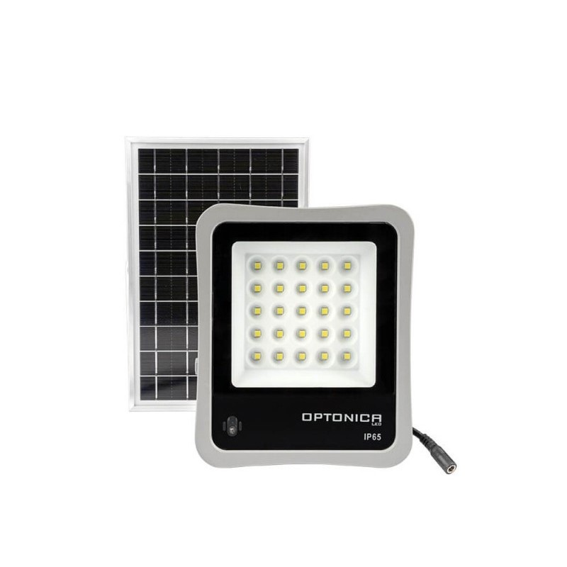 Nuo saulės energijos veikiantis LED prožektorius 8W 500Lm 6000K 3.2V/6Ah