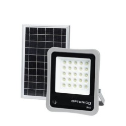 Nuo saulės energijos veikiantis LED prožektorius 8W 500Lm 6000K 3.2V/6Ah