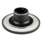 LED sieninis lauko šviestuvas Plastikas Juoda spalva IP65 12W 3000K