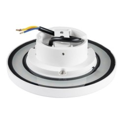 LED Sieninis lauko šviestuvas BALTA SPALVA IP65 12W 3000K