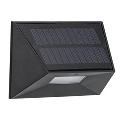 Sieninis LED šviestuvas veikiantis nuo saulės energijos 0.5W 3000K IP44 40lm