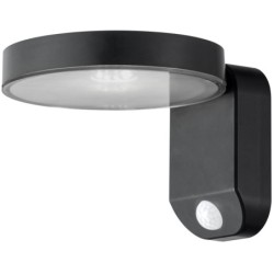 Sieninis LED šviestuvas veikiantis nuo saulės energijos Round su Judesio davikliu 9W 3000K IP44 400lm