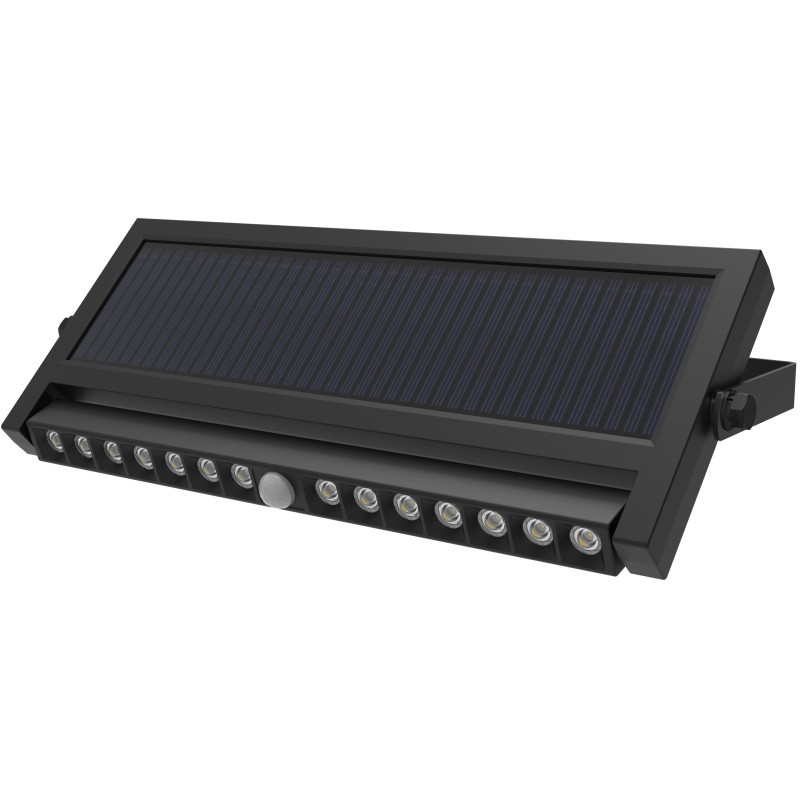 Sieninis LED šviestuvas veikiantis nuo saulės energijos 5.5V 5W 5W 6000K IP54 1000lm