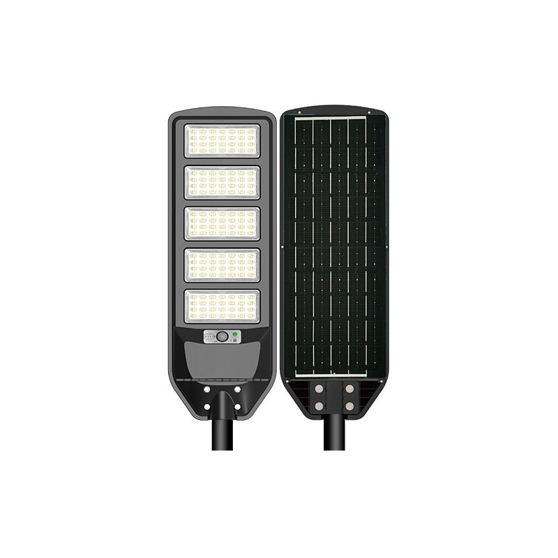 Gatvės šviestuvas veikiantis nuo saulės energijos su pulteliu 18W 6000K IP65 2700lm