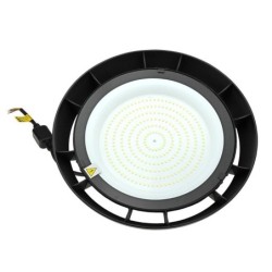 LED Ufo aukštų patalpų šviestuvas, 90°, 100Lm/W, 200W, neutrali balta šviesa