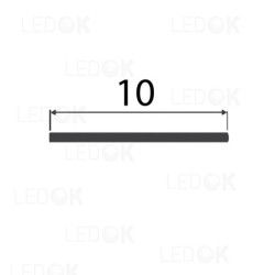 2m Aliuminė aušinimo juostelė LED juostoms Plotis 10mm
