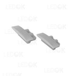 Pilka įmontuojamo profilio 6x16mm aklė (2 vnt. kompl.)