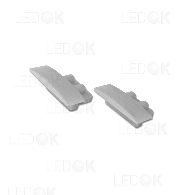 Pilka įmontuojamo profilio 6x16mm aklė (2 vnt. kompl.)