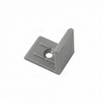 Pilkas profilio 16x16mm 45° laikiklis PMMA