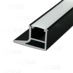 2m Juodas Spec. baldinis aliuminis profilis LED juostoms su rankenėle