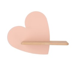 HEART Sieninis šviestuvas 5W LED 4000K IQ KIDS RožinėFSC MIX 70%
