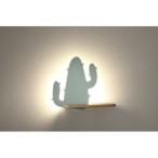 CACTUS 2 Sieninis šviestuvas 4W LED 4000K IQ KIDS Žalia FSC MIX 70%
