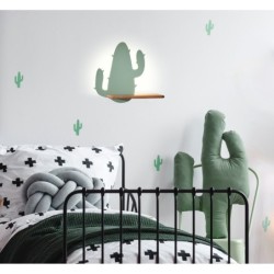 CACTUS 2 Sieninis šviestuvas 4W LED 4000K IQ KIDS Žalia FSC MIX 70%