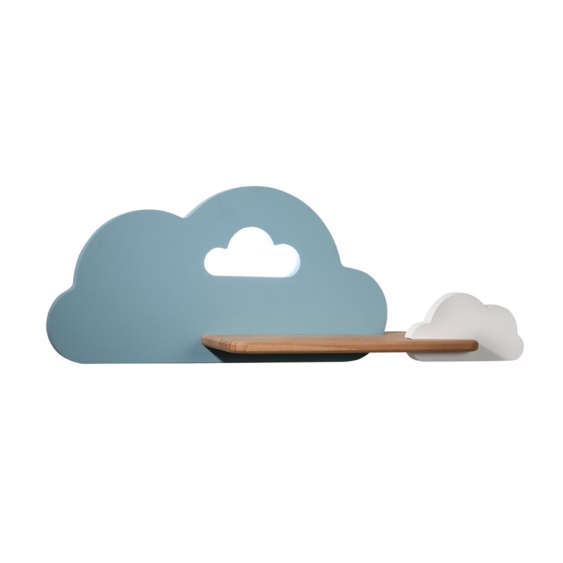 CLOUD Sieninis šviestuvas 5W LED IQ KIDS Mėlyna+Balta