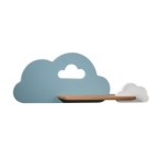 CLOUD Sieninis šviestuvas 5W LED IQ KIDS Mėlyna+Balta