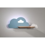 CLOUD Sieninis šviestuvas 5W LED IQ KIDS Mėlyna+Balta