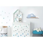 CLOUD Sieninis šviestuvas 5W LED IQ KIDS Mėlyna+Balta