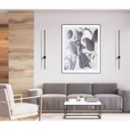 Sieninis šviestuvas Vinto LED 9W 3000K Juoda Smėlio Šlifuota (WL-73526-80-BL)