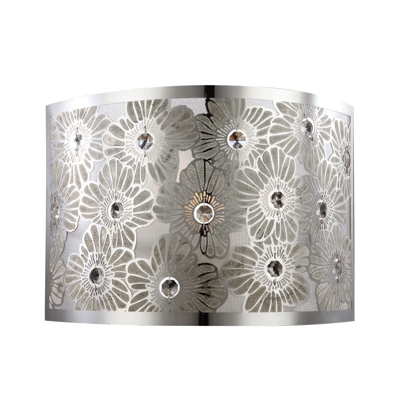 Sieninis šviestuvas Gardenia 1xE14 Chromo Satino (MB103503-1A)