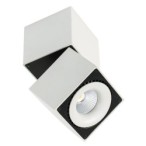 Lubinis šviestuvas Sevilla Square Ceiling 3000K LED 28W 3000K Juoda Balta (SLC7562/28W 3000K WH+BL)