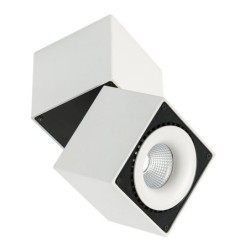 Lubinis šviestuvas Sevilla Square Ceiling 3000K LED 28W 3000K Juoda Balta (SLC7562/28W 3000K WH+BL)