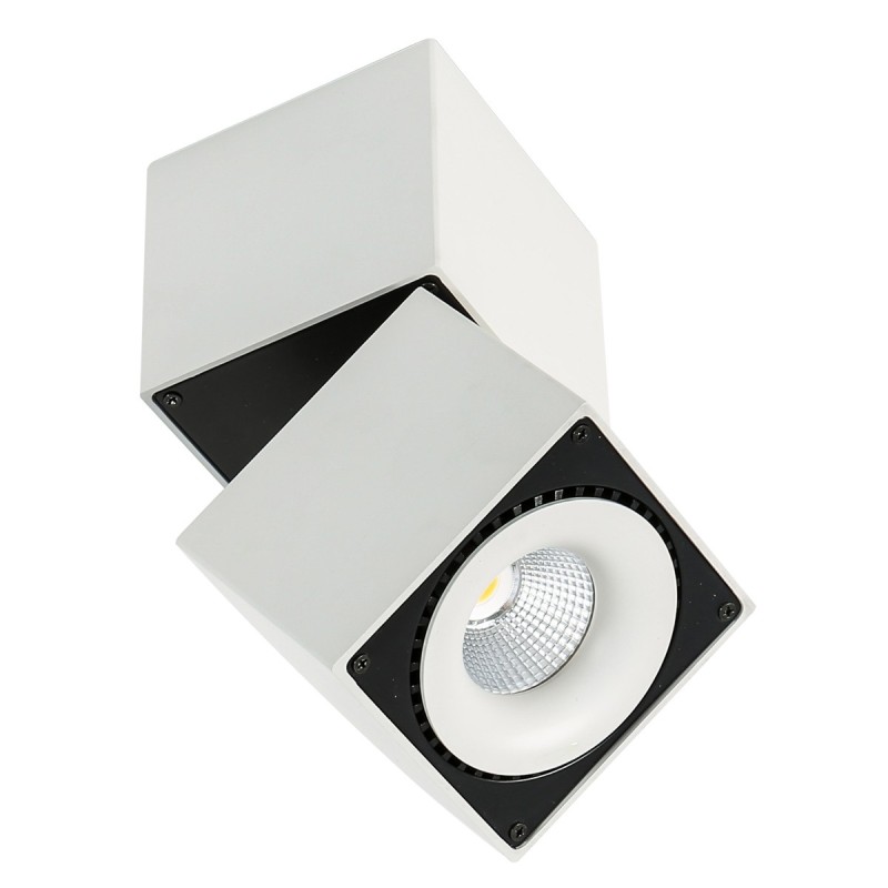 Lubinis šviestuvas Sevilla Square Ceiling 4000K LED 28W 4000K Juoda Balta (SLC7562/28W 4000K WH+BL)