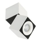 Lubinis šviestuvas Sevilla Square Ceiling 4000K LED 28W 4000K Juoda Balta (SLC7562/28W 4000K WH+BL)