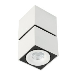 Lubinis šviestuvas Sevilla Square Ceiling 4000K LED 28W 4000K Juoda Balta (SLC7562/28W 4000K WH+BL)