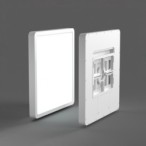 Lubinis šviestuvas Bastia LED 24W 2800, 4000, 6000K Balta (PLF-83625-300S-24W-WH)