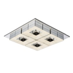 Lubinis šviestuvas Clarise LED 48W 3000K Chromo Sidabro (MX15081-4B-48W)