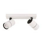 Lubinis šviestuvas Laconi 2xGU10 Juoda Balta (SPL-2813-2B-WH)
