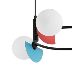 Pakabinamas šviestuvas Nauti 4xG9 Mėlyna Oranžinė Rožinė (PND-37482-4R-MLTI)