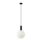Pakabinamas šviestuvas Aldeva 1xE27 Juoda (PND-02340-1L-BK)