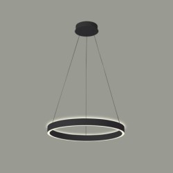Pakabinamas šviestuvas Brasco Up Down LED 60W 3000, 4000K Juoda (PND-56215D-060RPC-BK-3KS4K-TRDIMM)
