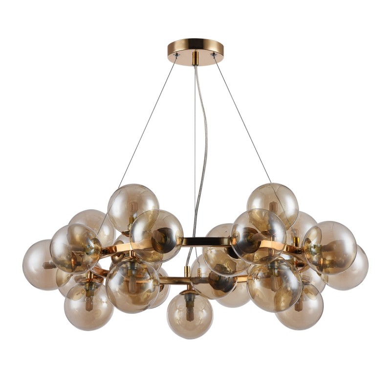 Pakabinamas šviestuvas Cabella 25xG9 Aukso (PND-5252-25-GD-CGN)