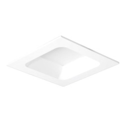 Įmontuojamas lubinis šviestuvas Rossi Square IP44 LED 20W 3000K Balta (DG-203S/WK-WW)