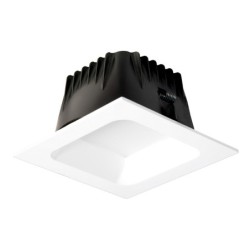 Įmontuojamas lubinis šviestuvas Rossi Square IP44 LED 20W 3000K Balta (DG-203S/WK-WW)