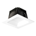 Įmontuojamas lubinis šviestuvas Rossi Square IP44 LED 20W 3000K Balta (DG-203S/WK-WW)